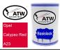 Preview: Opel, Calypso Red, A23: 500ml Lackdose, von ATW Autoteile West.
